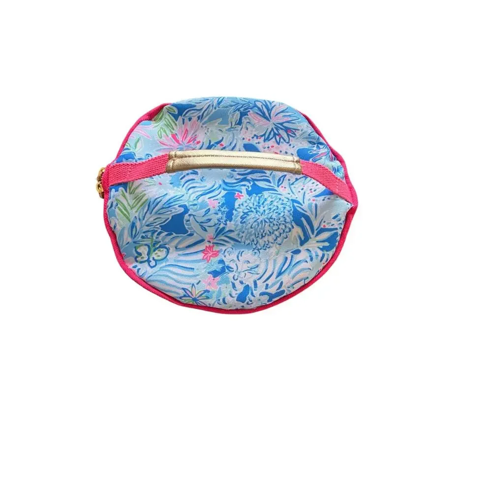 Lilly Pulitzer Blue Floral Insulated Lunch Bag / Cooler Tote